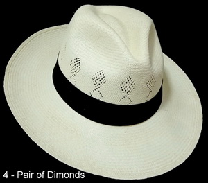 4 vented style panama hat