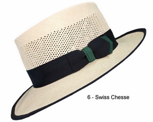 6 vented style panama hat